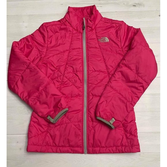 Girls Pink‎ Northface Jacket Large 14/16 - Picture 1 of 7